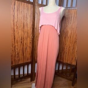 Free People beach, maxi dress, pink, XS